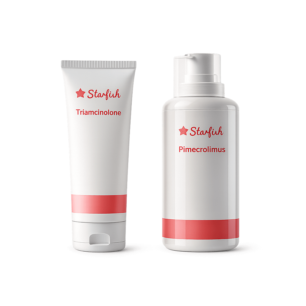 two bottles of topical medicine