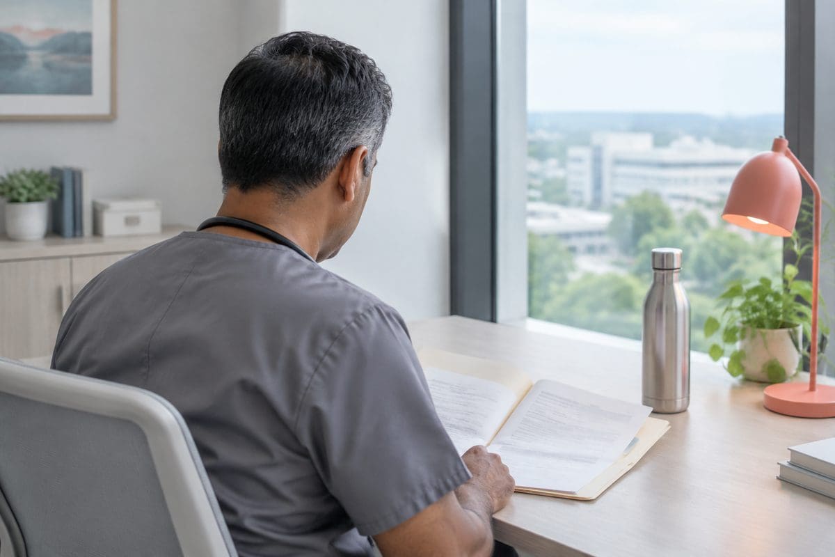 A licensed clinician reviewing a request for eczema or psoriasis treatment